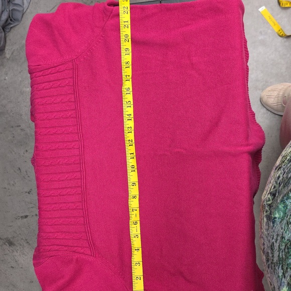 CJ Banks envelope collar sweater NWOT - Picture 8 of 8